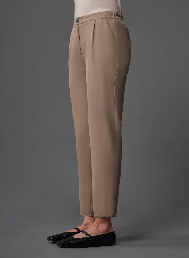ميزال MIZALLE BASIC DOUBLE ELASTIC TROUSERS