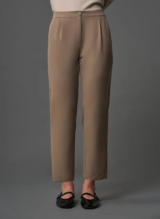 ميزال MIZALLE BASIC DOUBLE ELASTIC TROUSERS