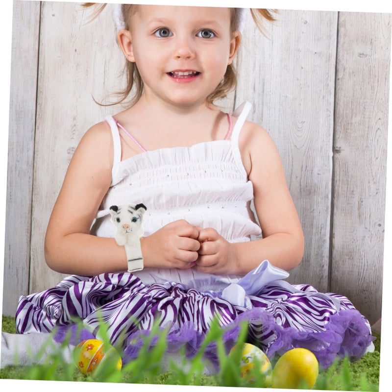 Realistic Tiger Slap Bracelet For Kids Birthday Party School Craft Jungle Theme Events - Image 4
