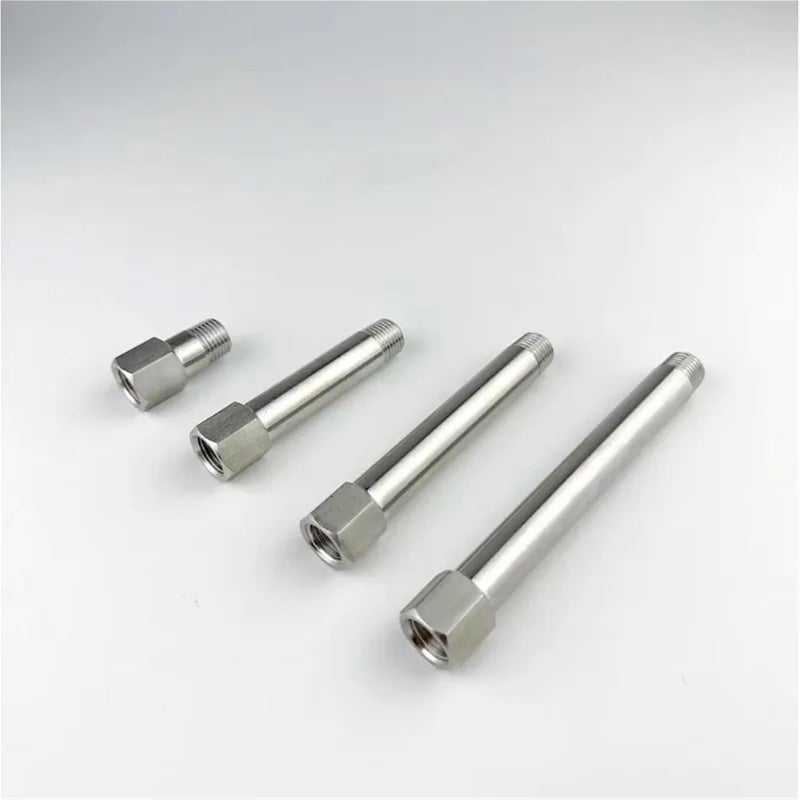 1pcs 1/8 1/4 3/8 BSPT Female To Male x Length 30-300mm 304 Stainless Steel Hex Niple Pipe Fitting Barrel Rod For Mold Water Nozzle(1l8 BSPT F-M,L-265mm) - Image 2