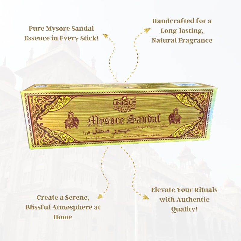 Special Mysore Mysore Sandal Incense Sticks 200g LongLasting Fragrance 100 Pure Natural Original Agarbatti for Pooja and More - Image 2