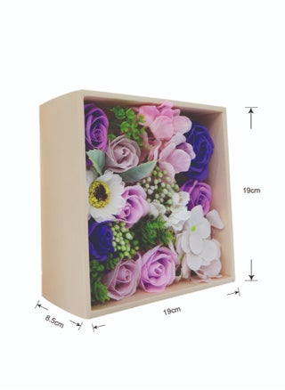 Fragrant Gift Rose Soap Flower with Leaves Perfect for Gifting Mother's Day Women's Day Birthday Multicolor 19x19x8.5cm - pzsku/Z1E0462411FD17AE6B791Z/45/1741607614/9691269b-4633-4aca-b620-918b62cef0d5