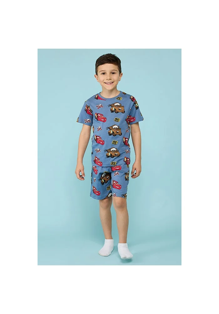 أر أند بي Cars Print Shorts Pyjama Set
