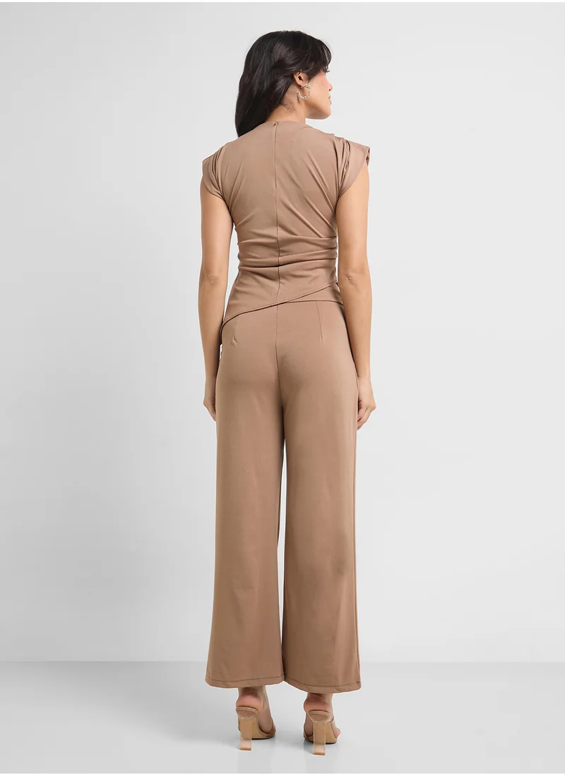ايلا Asymmetric Top & Pant Set