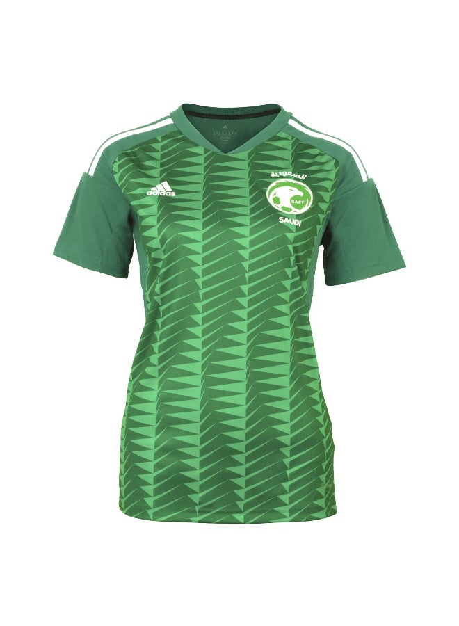 Adidas Saff H Jsy W Green Football Jerseys For Women Xs - Image 1