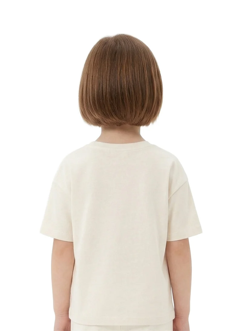 Disney  Teen Girls Snow White “One Bite” Graphic Roll-Up Sleeve T-Shirt for Kids | Best Price UAE