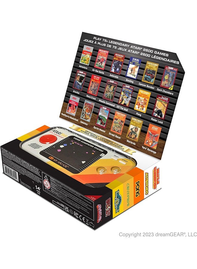 ماي أركيد نظام الألعاب المحمول Pocket Player Atari (100 لعبة في 1) - أسود - Image 3