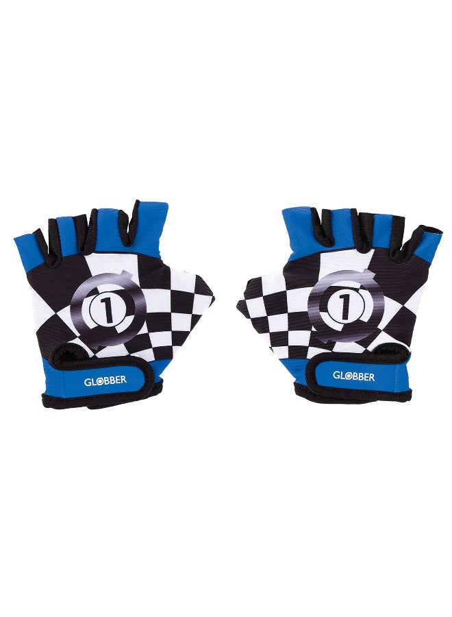 Globber Primo Fantasy Toddler Gloves (XS, Blue) - Image 1