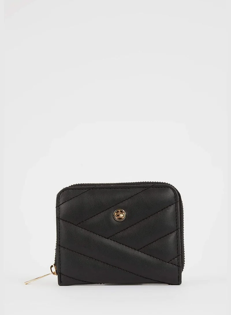 DeFacto Faux Leather Zip On Wallet