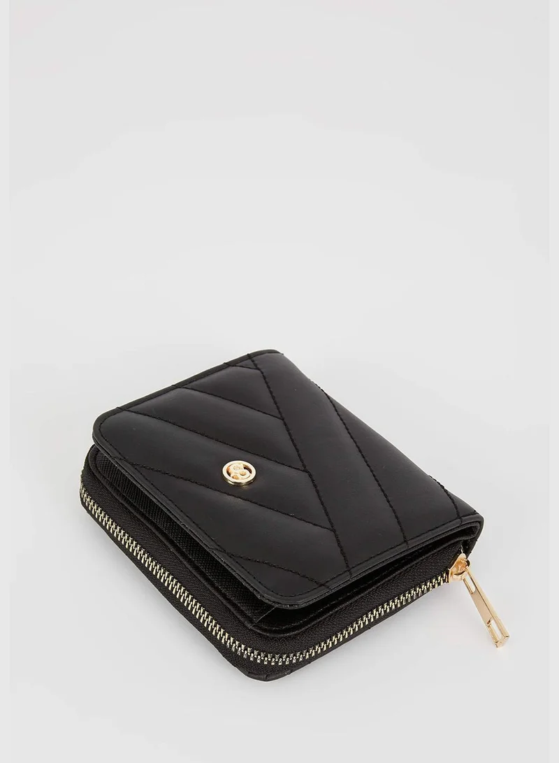 DeFacto Faux Leather Zip On Wallet