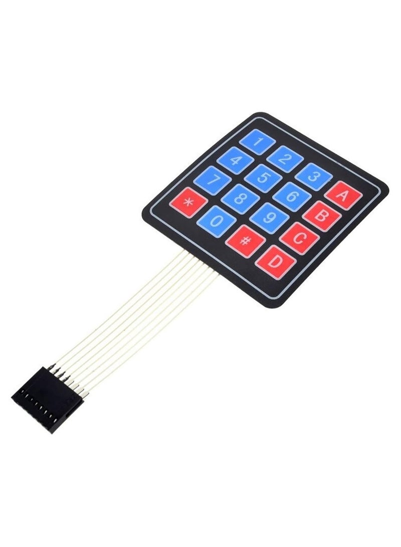 SOLDOUT 16 Keys 4 * 4 Membrane Switch Keypad 4 * 4 4X4 Matrix Array Matrix Keyboard For Arduino DIY KIT - Image 1