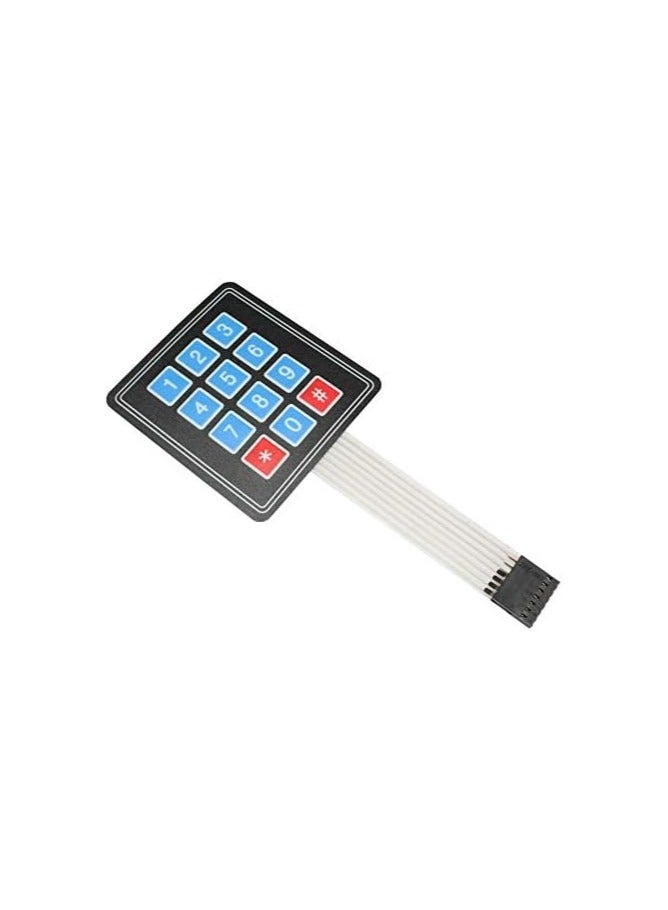 SOLDOUT 16 Keys 4 * 4 Membrane Switch Keypad 4 * 4 4X4 Matrix Array Matrix Keyboard For Arduino DIY KIT - Image 2