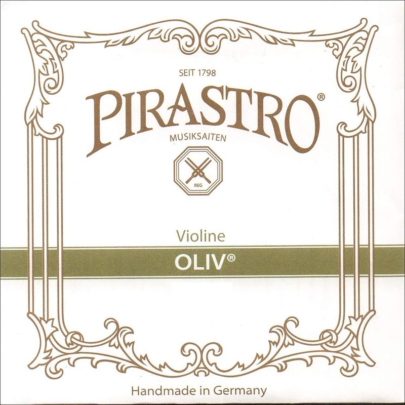 Pirastro Oliv 4/4 Violin String Set - Medium Gauge with Ball End E