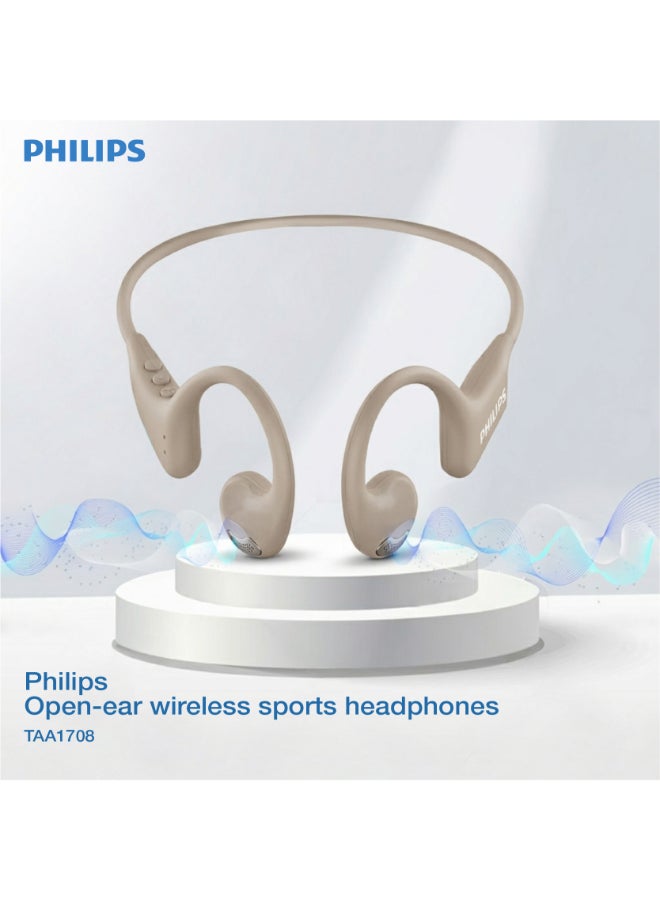 Philips TAA1708YL Open-Ear Wireless Sports Headphones – Directional Sound Technology, Ultra-Light Comfort Yellow - Image 1