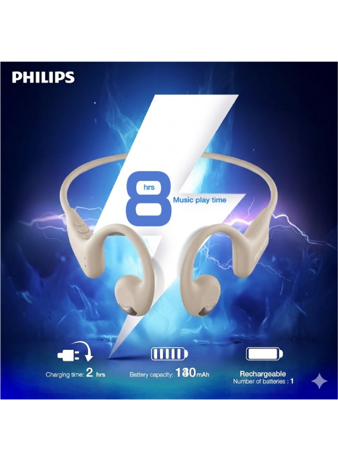 Philips TAA1708YL Open-Ear Wireless Sports Headphones – Directional Sound Technology, Ultra-Light Comfort Yellow - Image 5