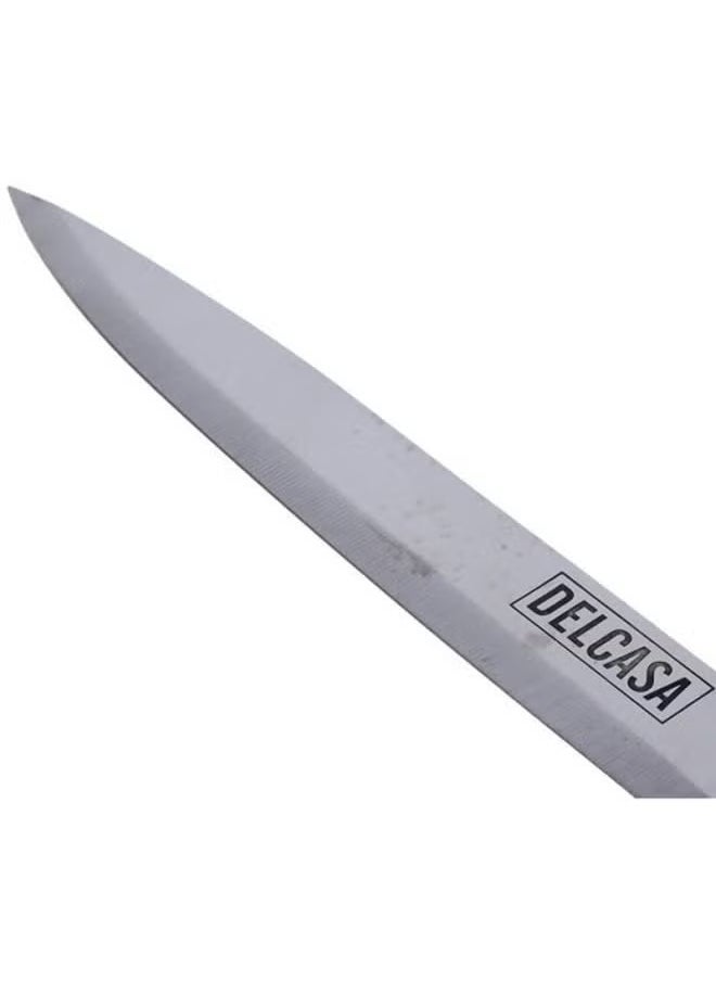 DELCASA Stainless Steel Cleaver Knife Brown/Silver  - Image 4