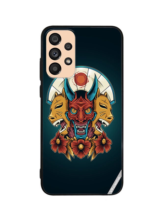 VR CREATIVE Protective Case Cover For Samsung Galaxy A33 5G Devil Mask Design Multicolour - Image 1