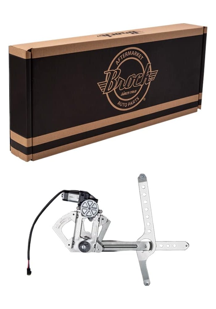 Brock Replacement Driver Front Power Window Regulator and Lift Motor Assembly for 88-02 C/K Pickup Truck - Image 1