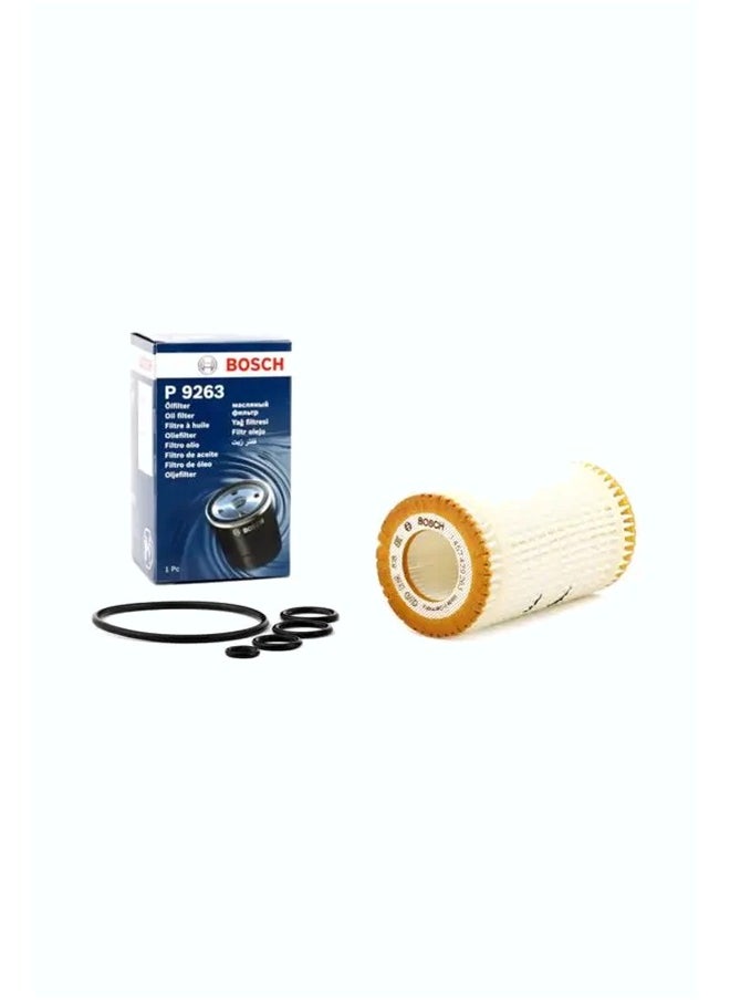 BOSCH - P9263 Oil Filter For Mercedes Benz M112-M272-W204 - Image 1