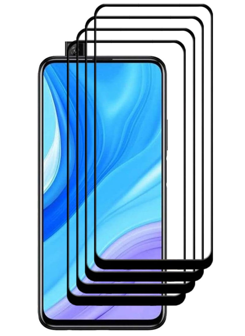ACLIX 4 Pieces Antistatic ESD Dustproof Premium Quality High Definition Tempered Glass Screen Protector Designed For Huawei Y9s - Image 1
