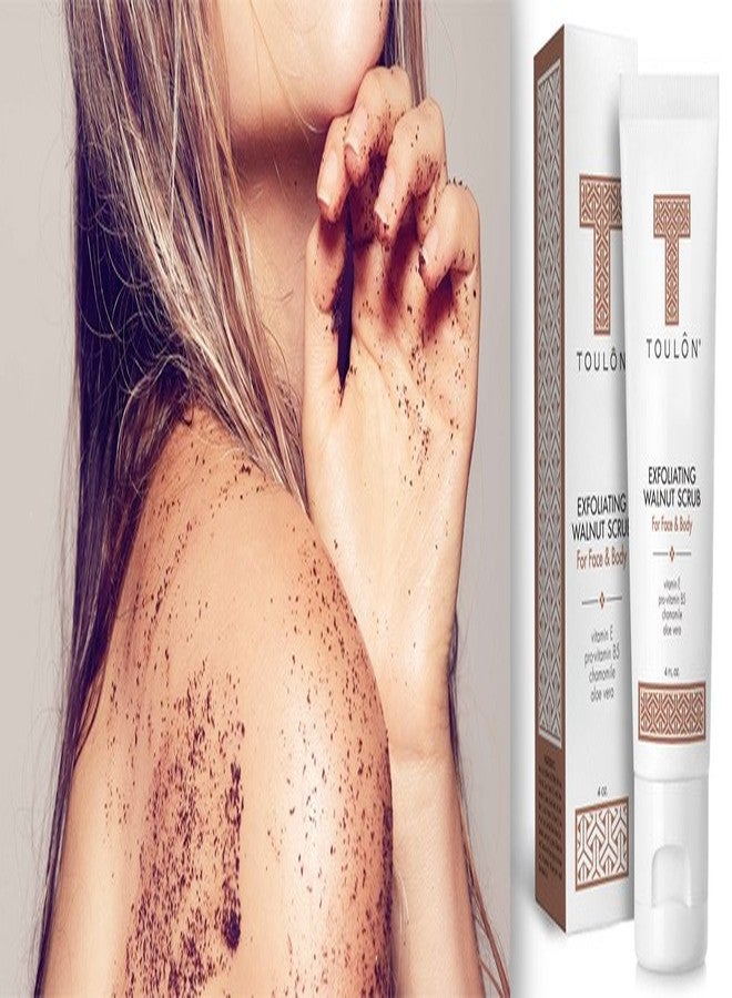TOULON Exfoliating Face Scrub - Exfoliate Scrub - Face and Body; Walnut Facial Exfoliator. Great Exfoliant for Women or Men - Image 5