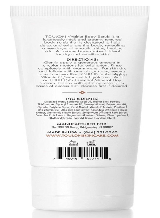 TOULON Exfoliating Face Scrub - Exfoliate Scrub - Face and Body; Walnut Facial Exfoliator. Great Exfoliant for Women or Men - Image 3