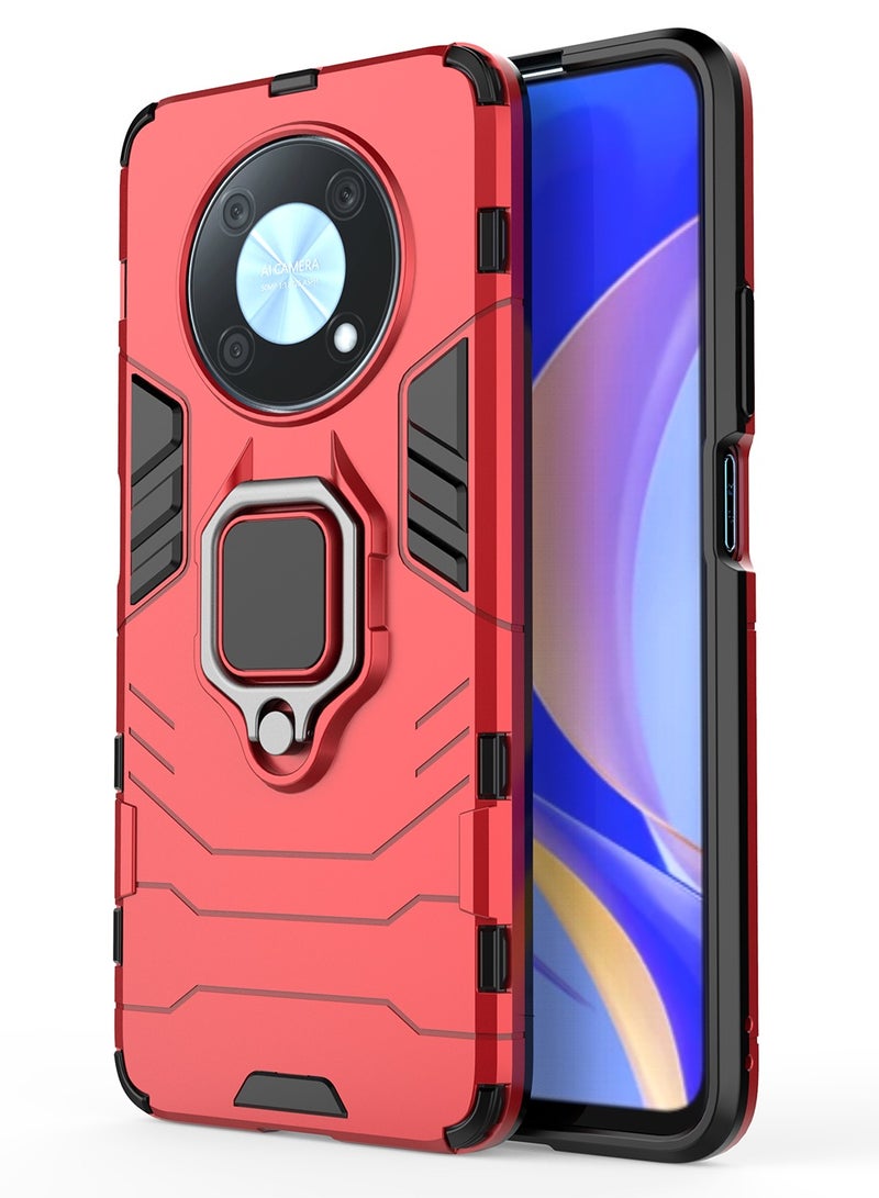CaseNeo Huawei NOVA Y90 4G Case Cover with Bracket, Kickstand Shell Back Cover Scratch-Resistant Shock-Absorbing Protector Accessories Kickstand Stand Magnetic Car Ring Holder Protection  - Image 1