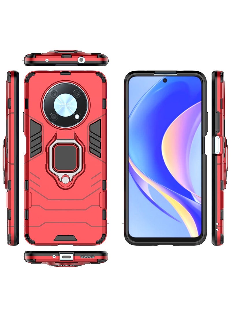 CaseNeo Huawei NOVA Y90 4G Case Cover with Bracket, Kickstand Shell Back Cover Scratch-Resistant Shock-Absorbing Protector Accessories Kickstand Stand Magnetic Car Ring Holder Protection  - Image 3