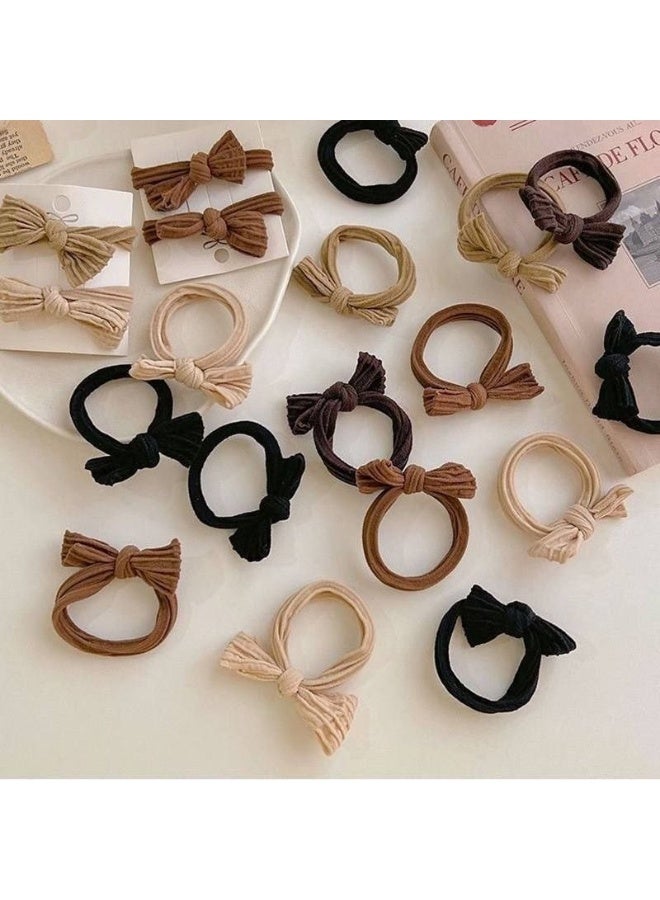 Set of 5 Elastic Hair Bands – Flexible and Secure Hair Ties – Suitable for All Hair Types for Daily Use - Image 3