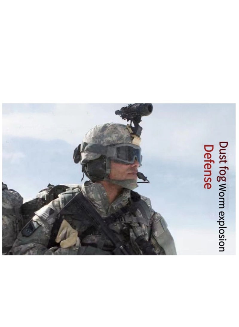M MIAOYAN M MIAOYAN desert locust army fan glasses impact-resistant tactical goggles outdoor equipment goggles  - Image 2