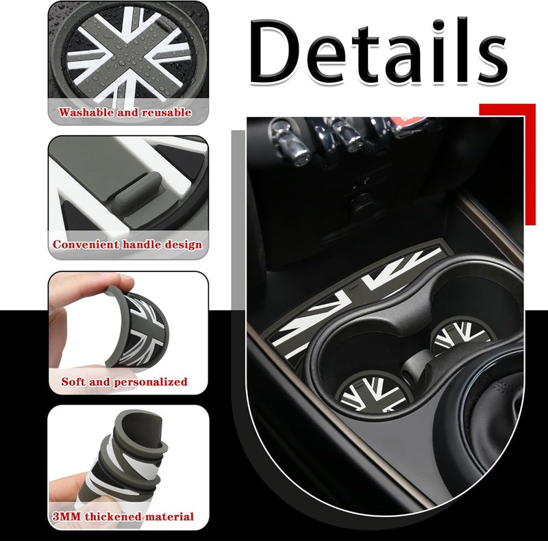TOMALL Silicone Cup Coaster for Mini Cooper F60 - Image 4