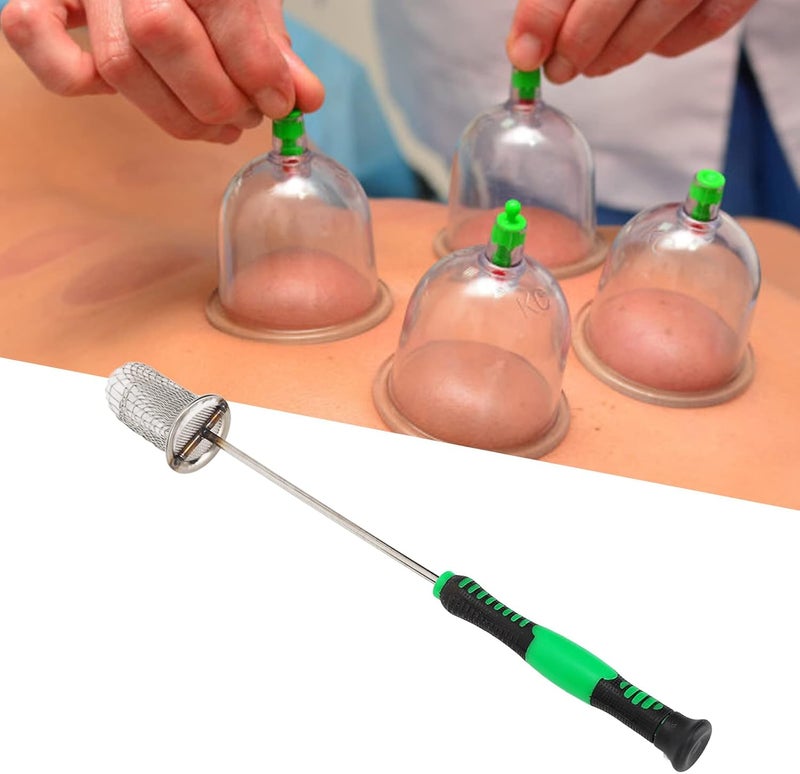 klarako Vacuum Cupping Rod, Fire Cupping Stick Cupping Ignition Rod Cupping Ignition Rod Cupping Torch Universal Portable Traditional Comfortable Grip Reusable Vacuum Cupping Fire Supplies - Image 2