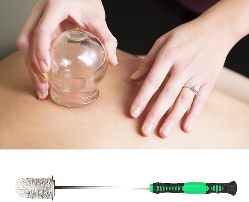 klarako Vacuum Cupping Rod, Fire Cupping Stick Cupping Ignition Rod Cupping Ignition Rod Cupping Torch Universal Portable Traditional Comfortable Grip Reusable Vacuum Cupping Fire Supplies - Image 1