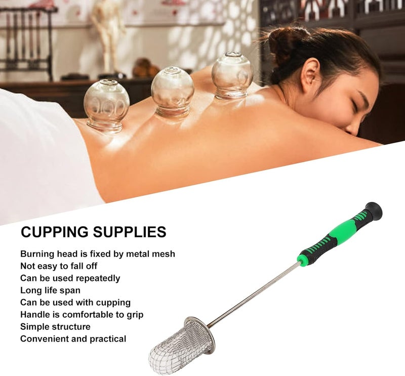 klarako Vacuum Cupping Rod, Fire Cupping Stick Cupping Ignition Rod Cupping Ignition Rod Cupping Torch Universal Portable Traditional Comfortable Grip Reusable Vacuum Cupping Fire Supplies - Image 3