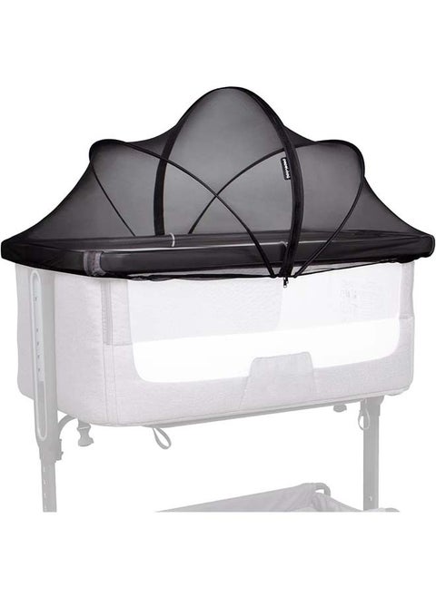 Mosquito Net for Babies Crib to Keep Insects/Bugs/Cats Out, Toddler Bassinet/Bedside Sleeper/Crib Tent Safety Net with Two-Way Zippers & Storage Bag, Breathable Mesh Holes