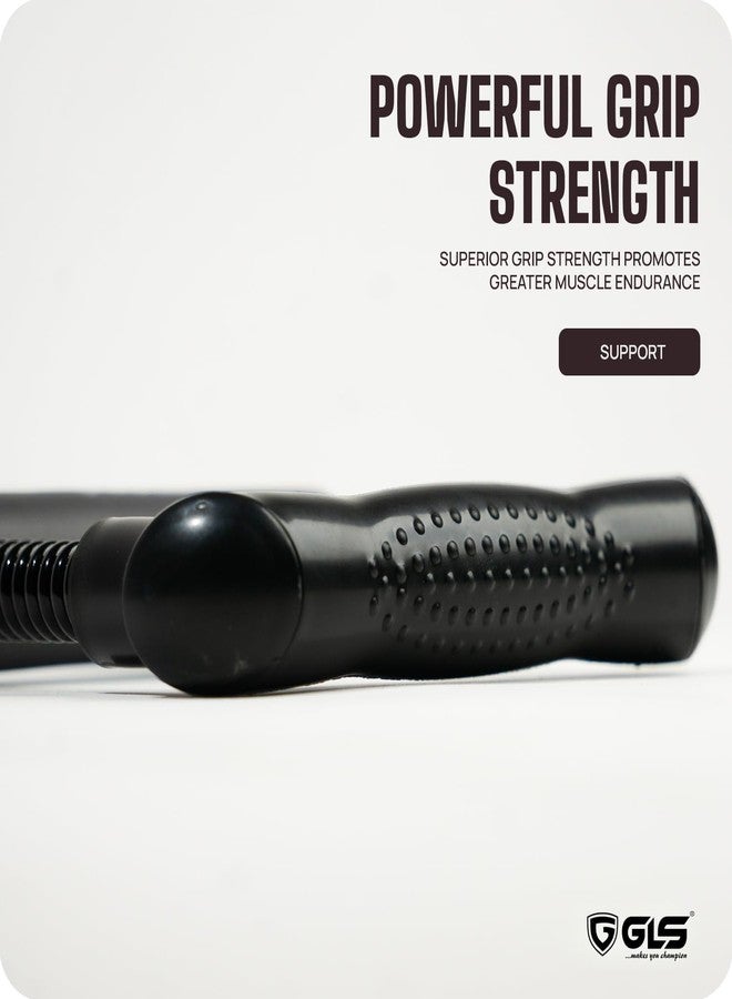 GLS Supreme Wrist Exerciser Upper Arm Workout for Gym Stretching Hand Grip/Fitness Grip (Black) - Image 5