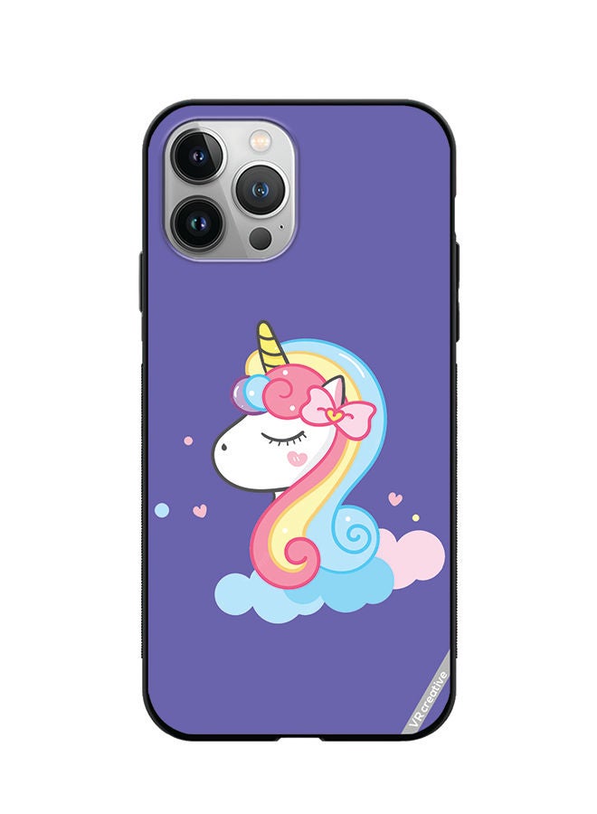 VR CREATIVE Protective Case Cover For Apple iPhone 12 Pro Max Unicorn 2 Design Multicolour - Image 1