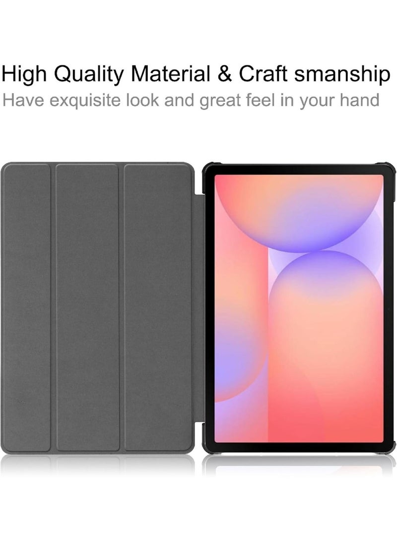VKL Case Compatible with Galaxy Tab S10 Lite 10.9 inch 2025 Tri-Fold Smart Tablet Case, Hard PC Back Shell Slim Stand Folio Case Cover [Support Pen Magnetic Charging] (Cat) - Image 4