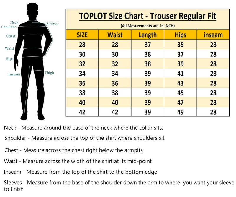TOPLOT Men's Formal Trouser | Slim Fit Tailored Design | Comfortable, Structured Look with Clean Finish | Elegant Styling for Daily Use | Office, Formal & Business Wear (Formal-5068-Coffee-32) - Image 3