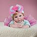 Milidool Lifelike Reborn Baby Dolls 22 inch Weighted Cute Soft Body Realistic Newborn Baby Doll Real Life Baby Dolls Girl Gift with Feeding Toy Accessories Set for 3 Years Old Kids Grandma - Image 3