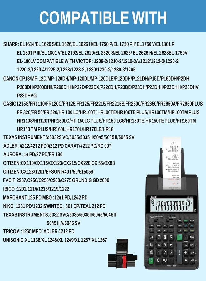WUAGNCK خرطوشة أسطوانة حبر IR-40T لطابعات الآلات الحاسبة وآلات الجمع - Image 3