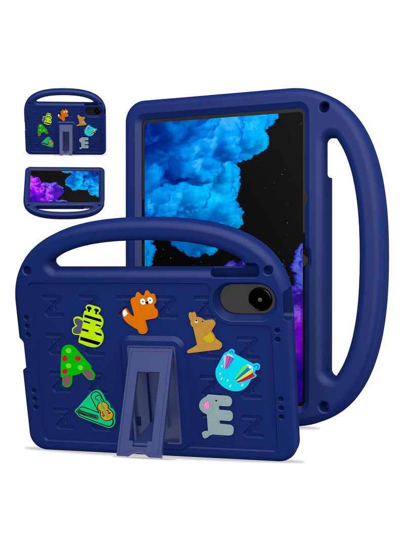 Child-Safe Protective Case Compatible with Xiaomi Redmi Pad 2 4G 11-inch 2025 Model Heavy-Duty EVA Foam Shock-Absorbing Case with Portable Cover