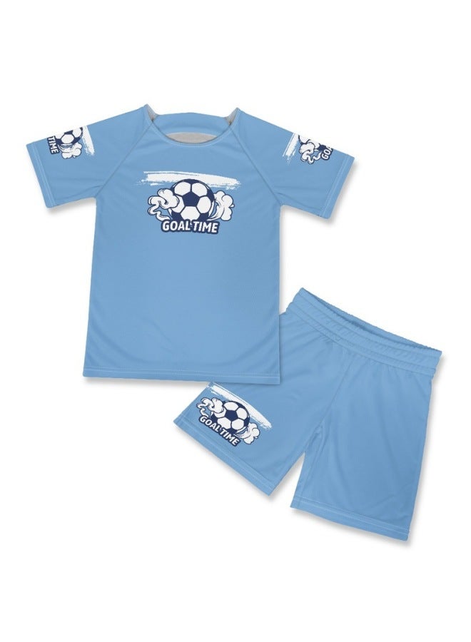 Children's Football Suit Children's Football Suit Qatar Outdoor Sports Short Sleeve T-shirt