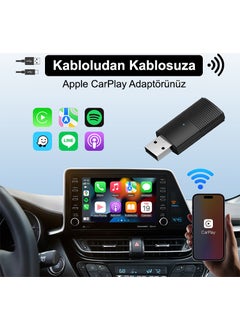 Dark Mini Pro Car Kit Wireless Apple Carplay Adapter for Apple Devices, Wireless Carplay Converter (DK-VA-MPC1)  - Image 5