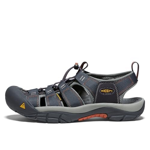 KEEN Men's Newport H2 Closed Toe Water Sandals, India Ink/Rust, 12 US - Image 3