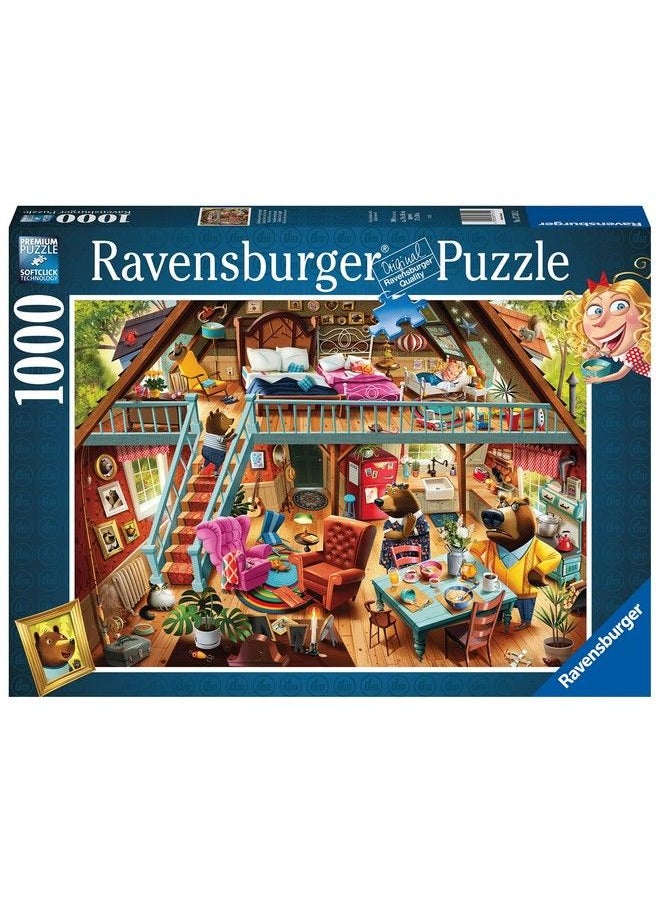 Ravensburger - Goldilocks Gets Caught! 1000 Piece Jigsaw Puzzle For Adults 17311 Every Piece Is Unique Softclick Technology Means Pieces Fit Together Perfectly - Image 1