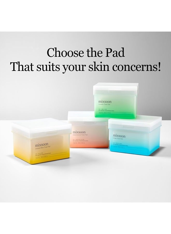 mixsoon - Centella Asiatica Toner Pad,Soothing, Hydration, Centella Extract, Gauze Pad, (230ml/ 7.77fl.oz/ 120 Sheets) - Image 1