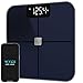 WYZE SCALE Wyze Smart Scale Scale for Body Weight Digital Bathroom Scale for Body Fat BMI and Heart Rate Body Composition Analyzer with App Batteries Included Bluetooth 400 lb Black - Image 1