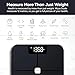 WYZE SCALE Wyze Smart Scale Scale for Body Weight Digital Bathroom Scale for Body Fat BMI and Heart Rate Body Composition Analyzer with App Batteries Included Bluetooth 400 lb Black - Image 4