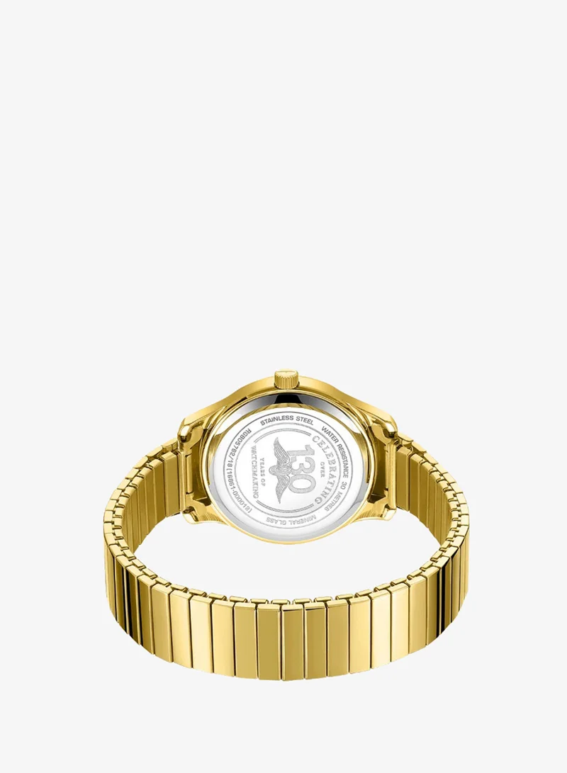 Rotary  Rotary Men's Heritage Altera Gold Plated Stainless Steel Expander Bracelet Watch - RGB05762/18 for Men | Best Price UAE